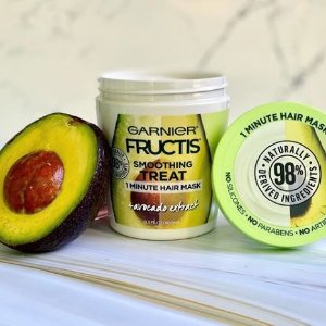 Amazon Garnier Fructis Smoothing Treat 1 Minute Hair Mask with Avocado Extract Sale