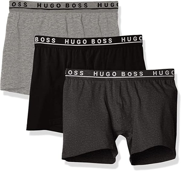 Hugo Boss Men's 3-Pack Cotton Boxer Brief