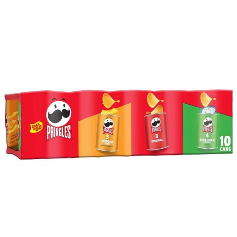 Pringles 薯片 3口味综合装 3.7oz 10盒