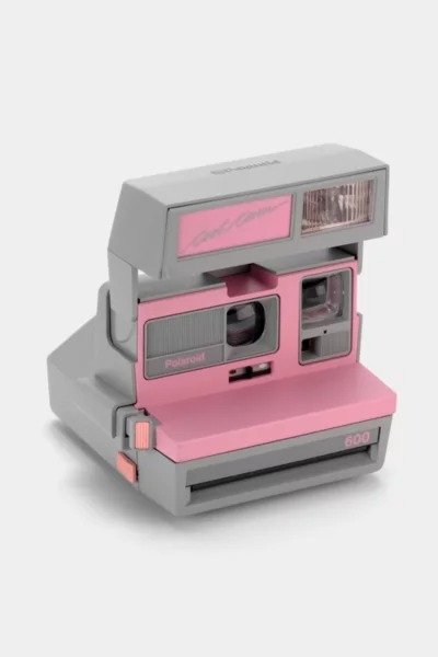 Pink Cool Cam Vintage 600 灰粉拍立得 翻新