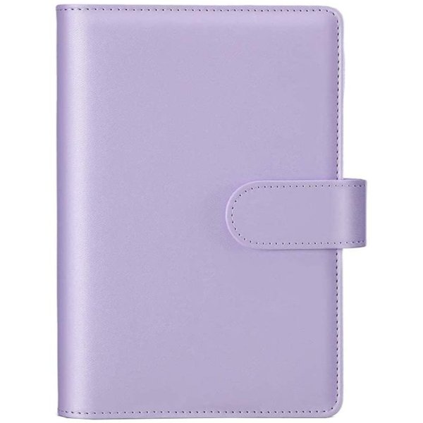 VINCREY  PU 皮革笔记本活页夹 紫色 A6尺寸