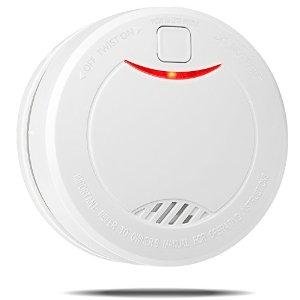 Etekcity Battery-operated Smoke Detector &amp; Fire Alarm with Photoelectric Sensor