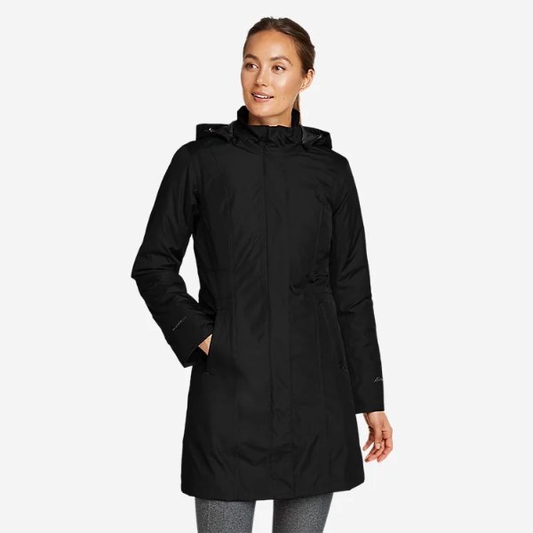 Girl On The Go Insulated Trench Coat