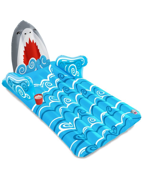 鲨鱼图案 漂浮床