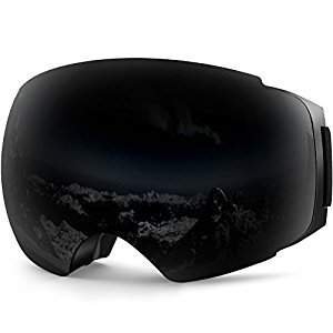 ZIONOR X4 Ski Snowboard Snow Goggles (Black)