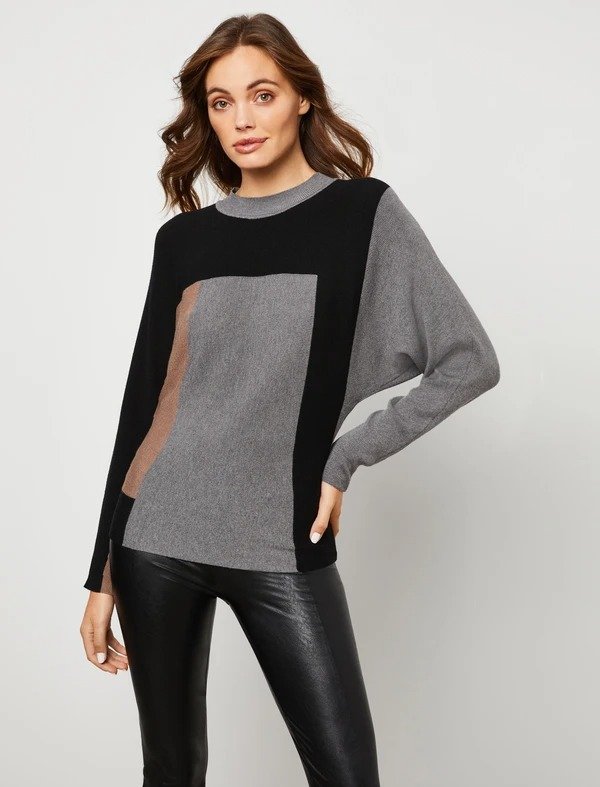 Katrina Colorblock Pullover Sweater