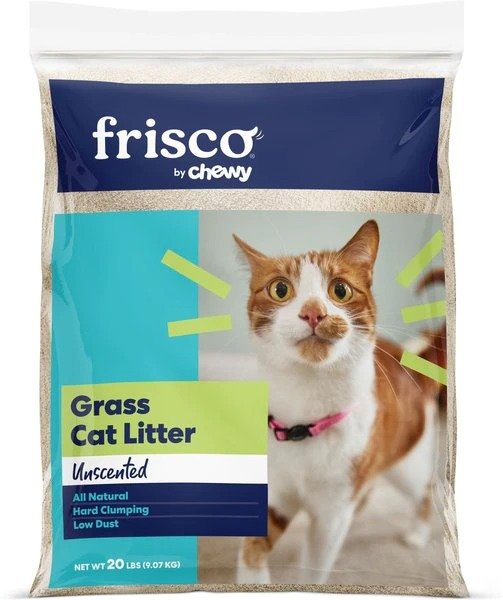 Natural Unscented Clumping Grass Cat Litter