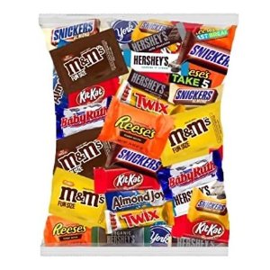 多种品牌什锦巧克力糖果4磅 节日装