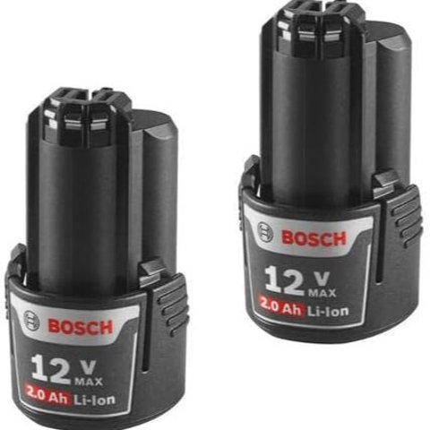Bosch BAT414-2PK 12V Max Lithium-Ion 2.0 Ah Battery 2-Pack