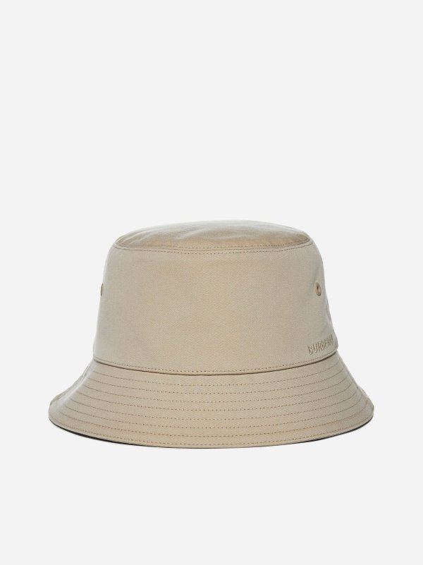 Logo cotton bucket hat