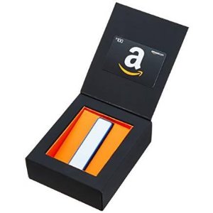 Amazon.com Gift Card with a USB Charger (Classic Black Card Design)
