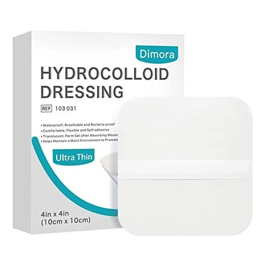 Hydrocolloid Wound Dressing, 10 Pack 