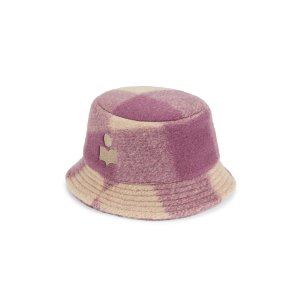 Isabel MarantHaley Checkered Bucket Hat