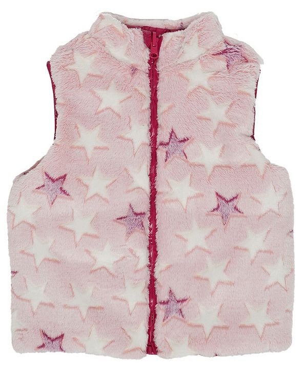Toddler Girls Full Zip Reversible Vest