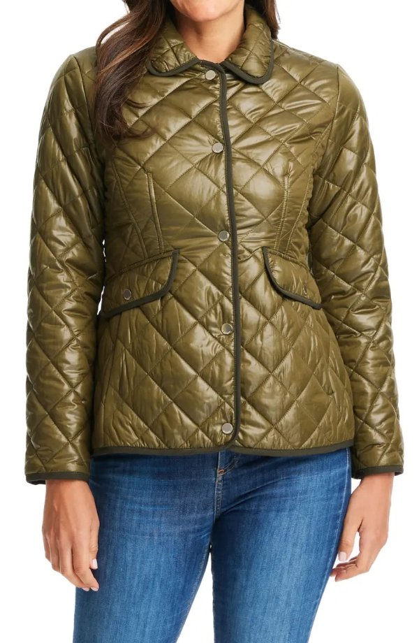 short quilted jacket