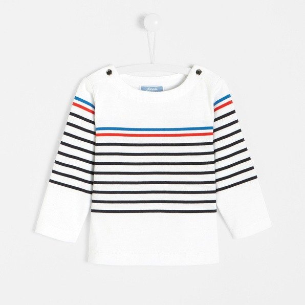 Toddler boy sailor-striped T-shirt