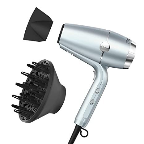 INFINITIPRO BY CONAIR SmoothWrap Hair Dryer for Less Frizz, More Volume and Body, with Dual Ion Therapy and Ceramic Technology