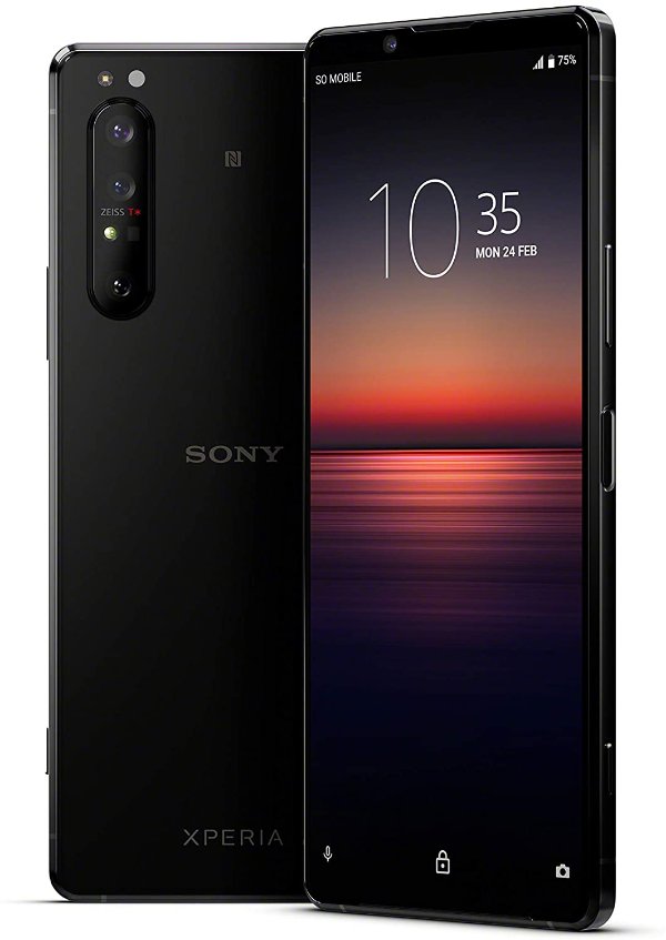 Xperia 1 II smartphone with triple camera system