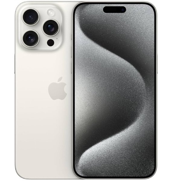 Apple iPhone 15 Pro Max (256 GB) - White Titanium | [Locked]