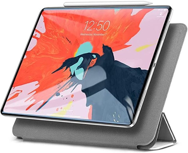 Yippee iPad Pro 12 2018款 翻盖保护壳 银灰