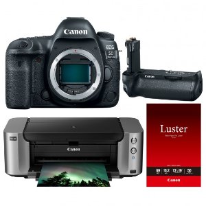 Canon 5D Mark IV Body + BG-E20 Grip + Pro-100 Printer