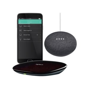 Logitech Harmony Hub + Google Home Mini 智能语音助手