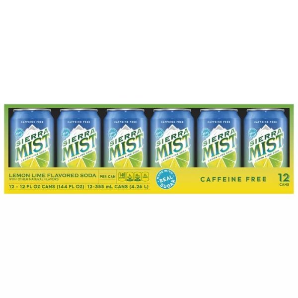 Sierra Mist Soda - 12pk/12 fl oz Cans