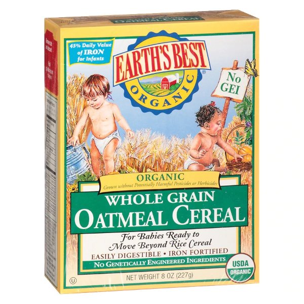 Organic Whole Grain Oatmeal Cereal