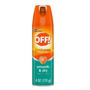 OFF! FamilyCare Bug Spray & Mosquito Repellent, Smooth & Dry 4oz