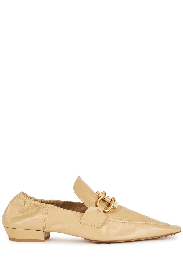 The Madame sand leather loafers