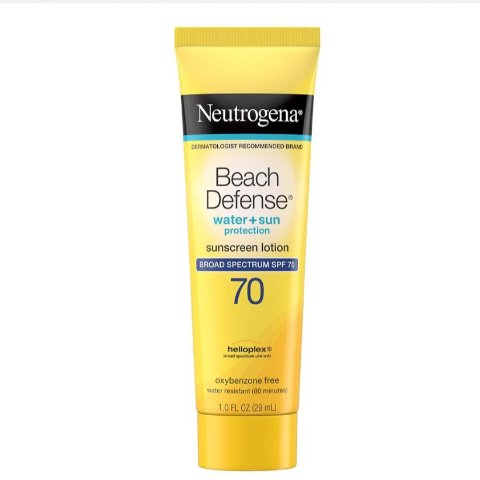 Free Full SizeNeutrogena Beach Defense Body Sunscreen Lotion With SPF 70