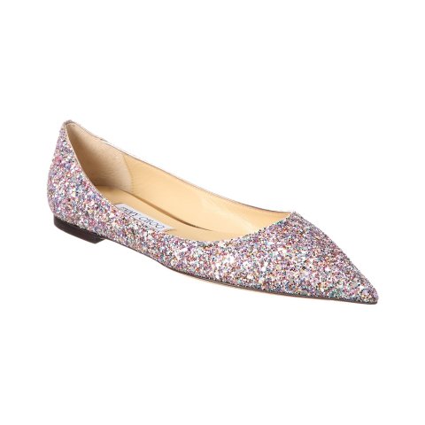Jimmy ChooLove Glitter Flat