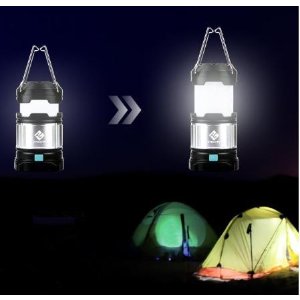 Etekcity Portable Rechargeable LED Camping Lantern Flashlights
