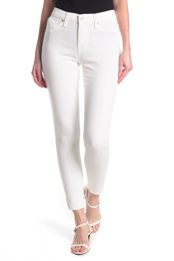 Natalie Mid Rise Ankle Skinny Jeans