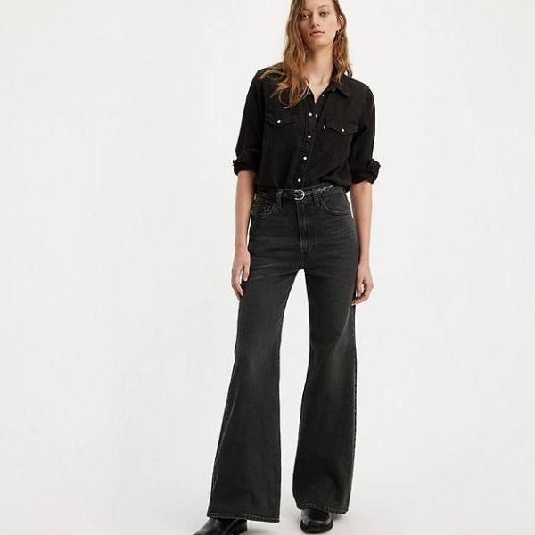 Ribcage Bell Women's Jeans - Black | Levi's® US
