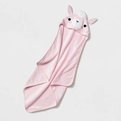 Baby Llama Hooded Towel