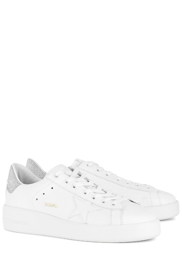 Pure Star white leather sneakers