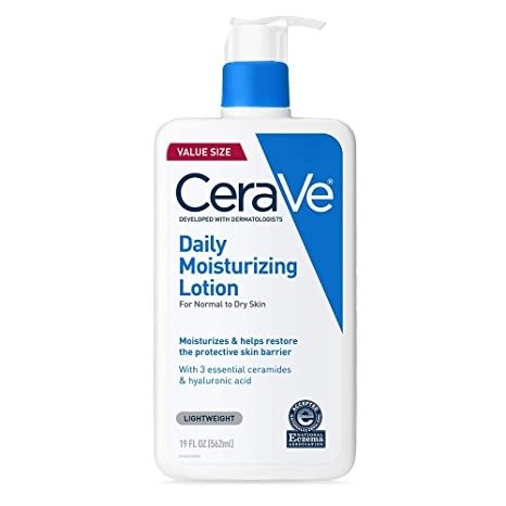 Daily Moisturizing Lotion for Dry Skin | Body Lotion & Facial Moisturizer with Hyaluronic Acid and Ceramides | Fragrance Free | 19 Ounce
