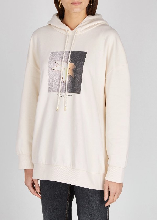 Faces In Places printed cotton sweatshirt