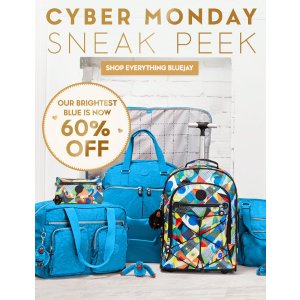 Brightest Blue Sale in Cyber Monday Sneak Peek at Kipling USA
