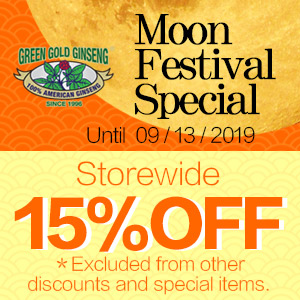 100% Authentic American Wisconsin Ginseng Moon Festival Sale