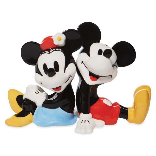 Mickey and Minnie Mouse 盐和胡椒罐