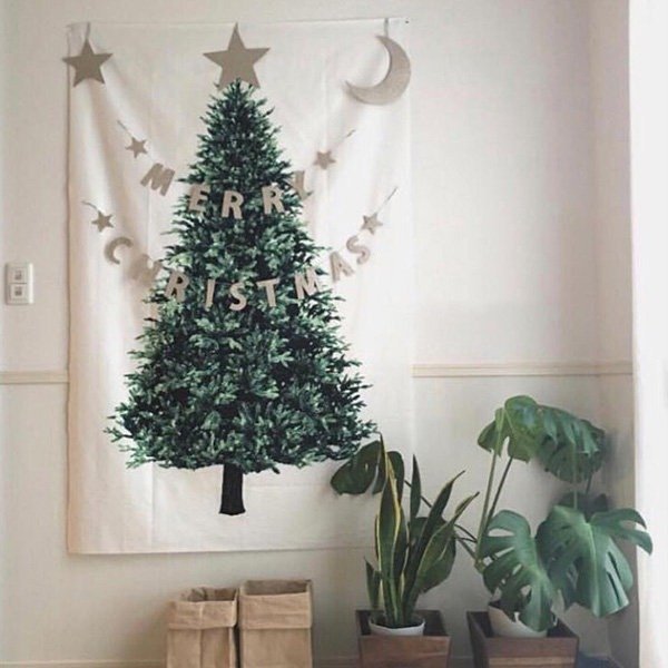 圣诞树挂毯