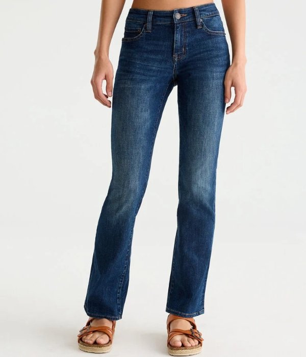 Premium Seriously Stretchy Mid-Rise Bootcut Jean***