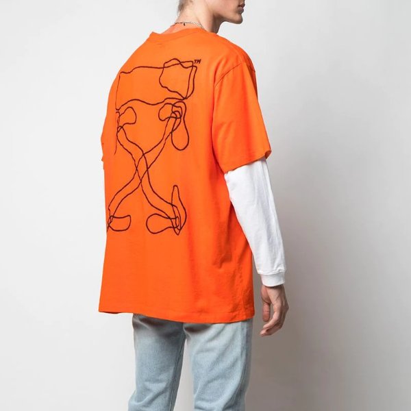 squiggle arrows T-shirt