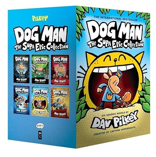 Dog Man: The Supa Epic Collection: From the Creator of Captain Underpants (Dog Man #1-6 Boxed Set)