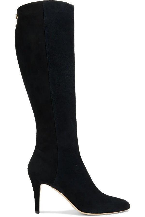 Grand suede knee boots