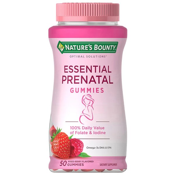 Optimal Solutions Essential Prenatal Gummies Mixed Berry