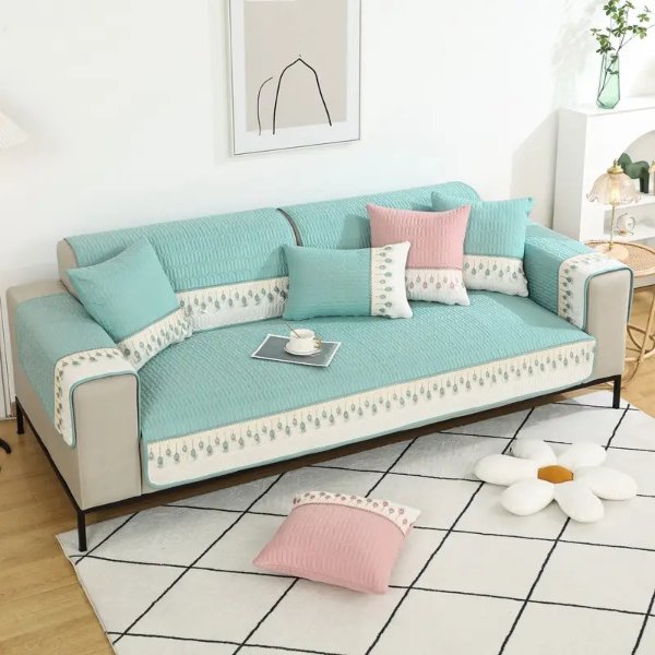Modern Fabric Sofa Couch Cover