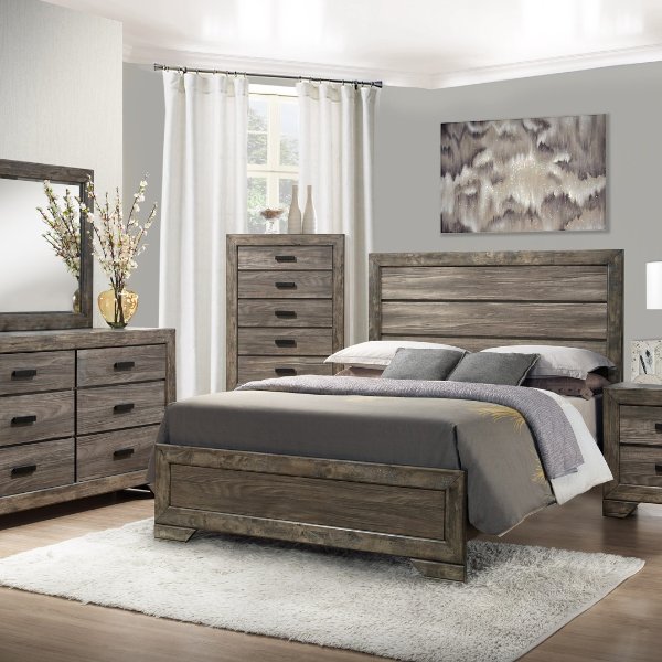 Picket House Furnishings Grayson Queen Panel 4pc Bedroom Set